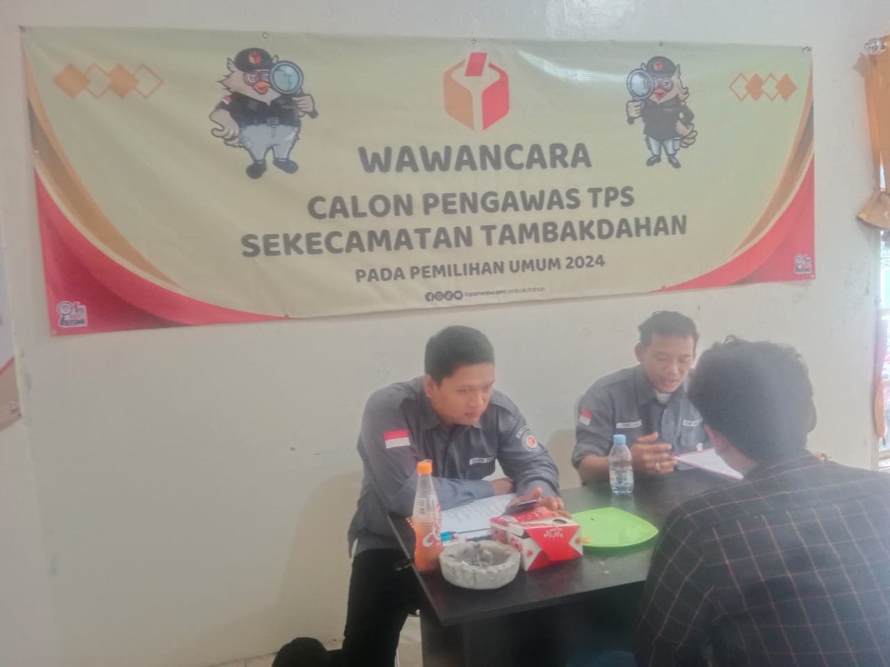 Panwaslu Tambakdahan Gelar Tes Wawancara Para Calon PTPS1